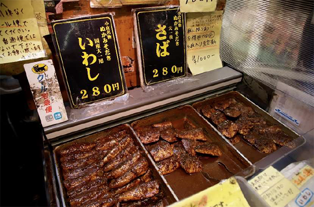 旦過市場「ぬかみそだきのふじた」